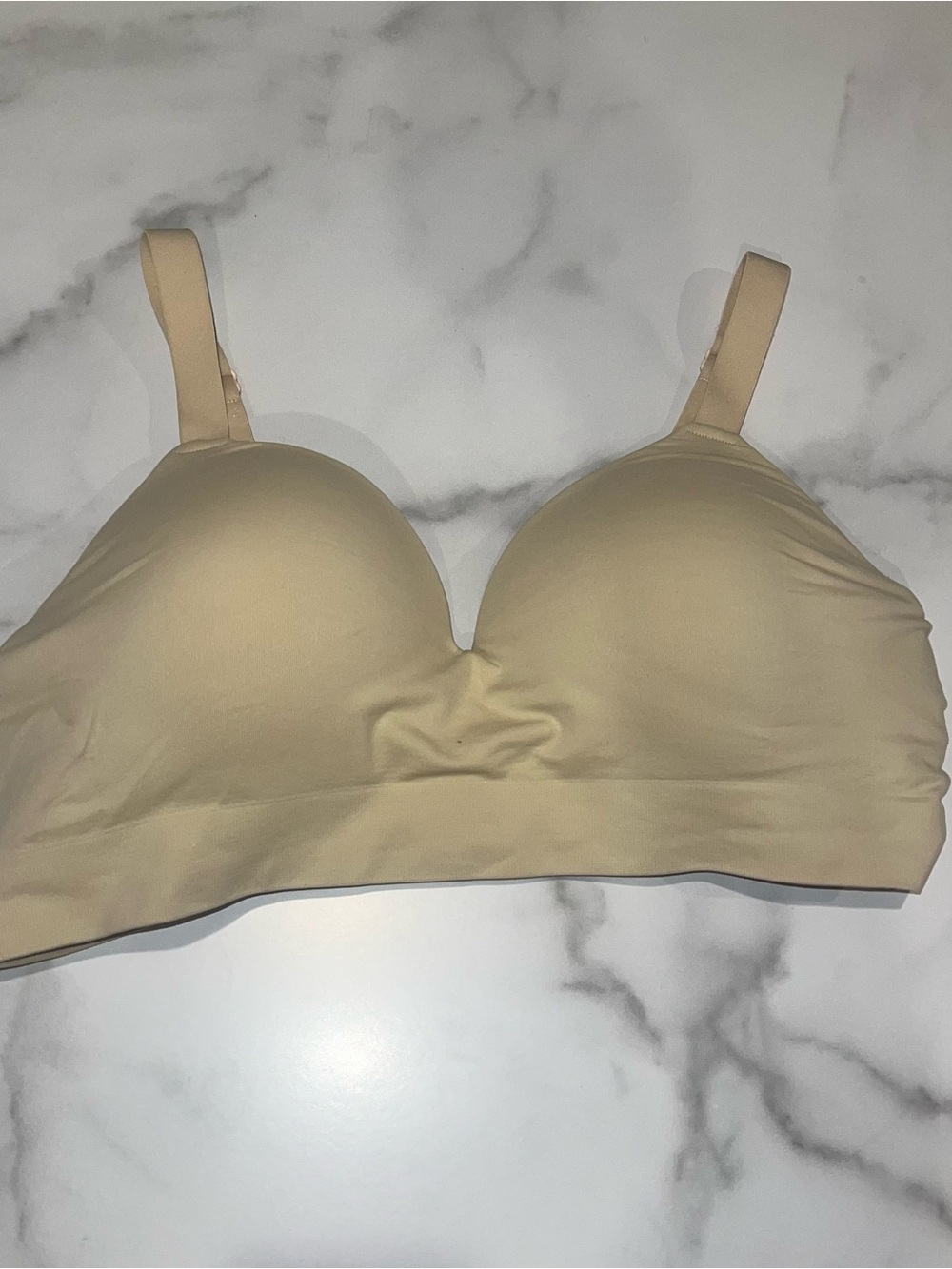 Shapermint Essentials Seamless Nude Wireless Bra - Comfortable Everyday Support